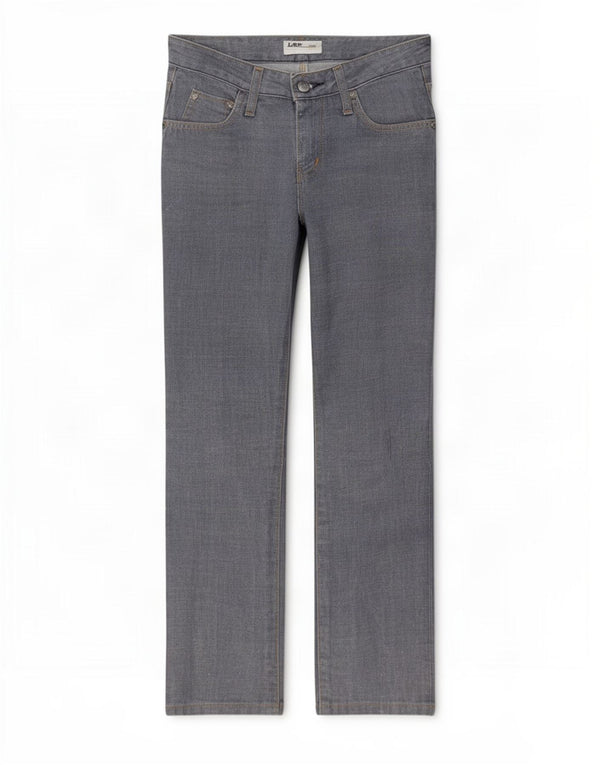 Lee Damen Norma Slim Jeans W27 L27 Blaue Baumwolle