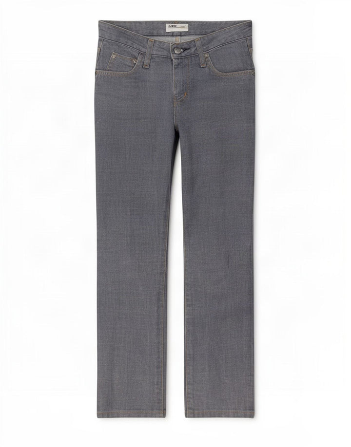 Lee Damen Norma Slim Jeans W27 L27 Blaue Baumwolle