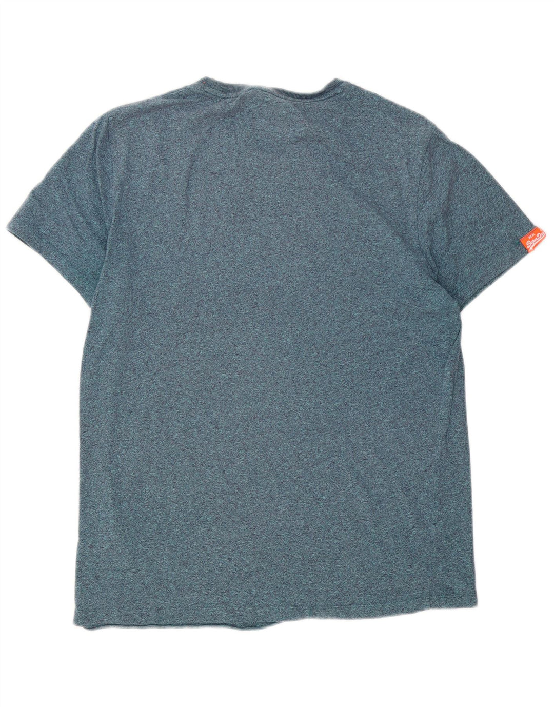 Superdry Herren T-Shirt-Oberteil, groß, blau meliert