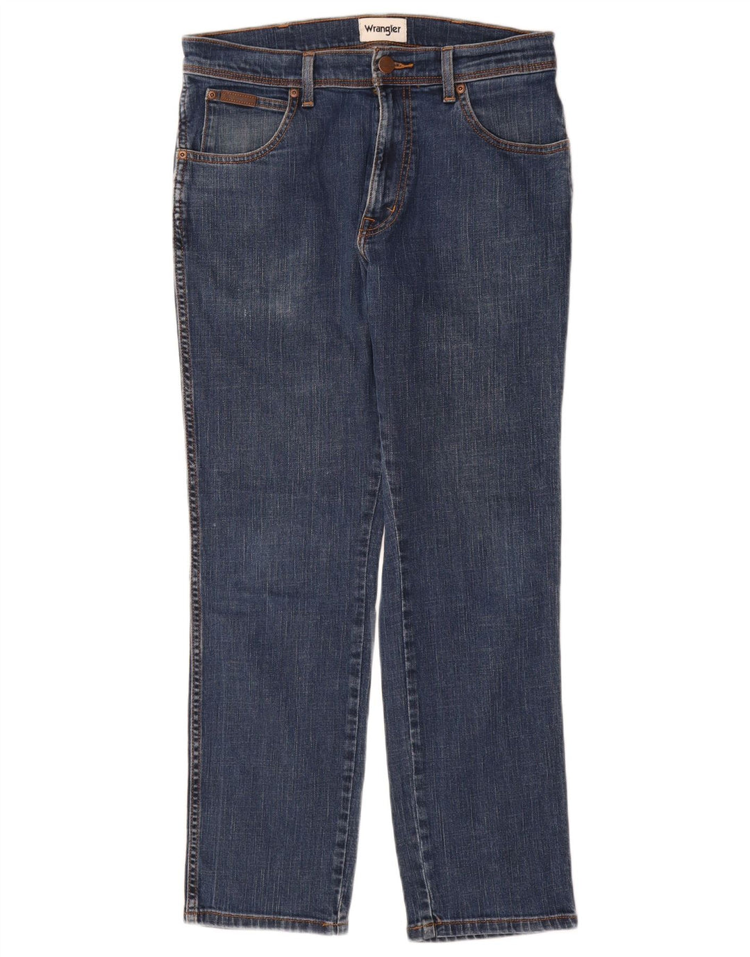 Wrangler Damen Texas Slim Jeans W33 L30 Blaue Baumwolle