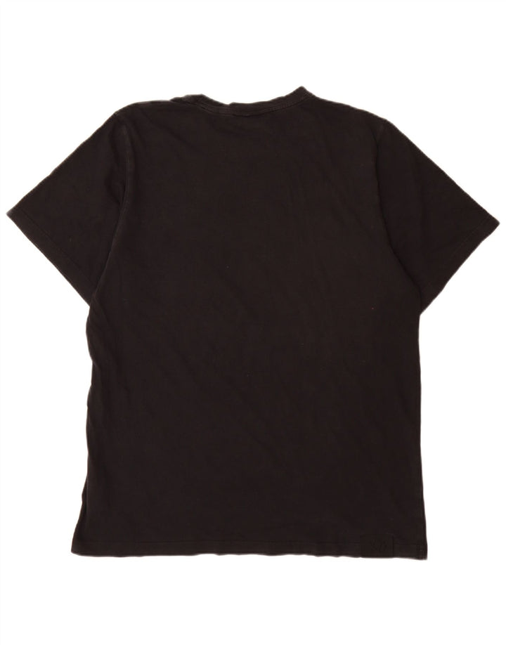 Puma Herren T-Shirt Top Medium Schwarz Baumwolle