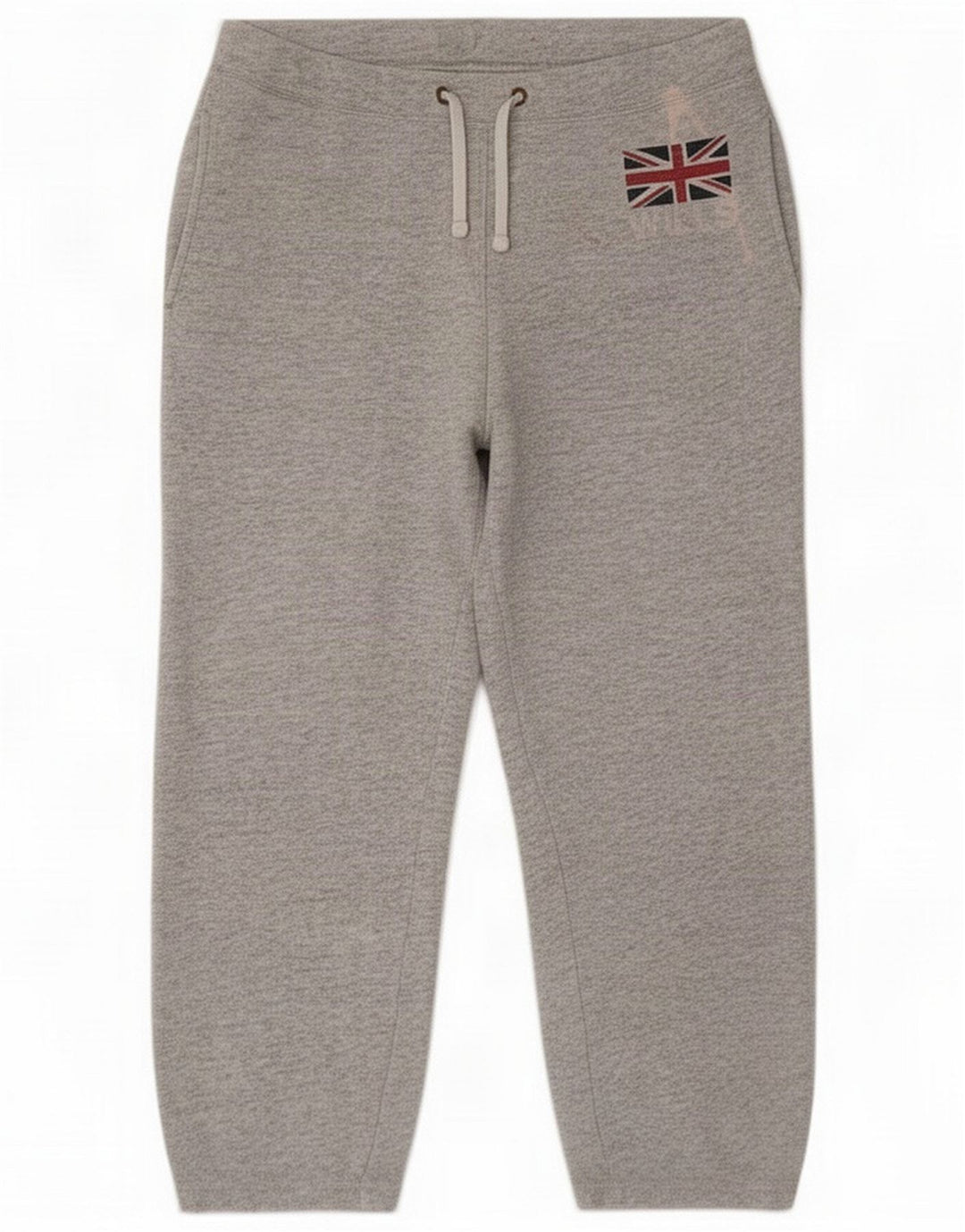 Jack Wills Herren-Trainingshose mit Grafik, mittelgraue Baumwolle