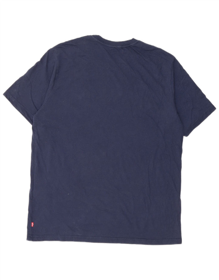 Levi's Herren Relaxed Graphic T-Shirt Top aus Baumwolle in mittlerem Marineblau