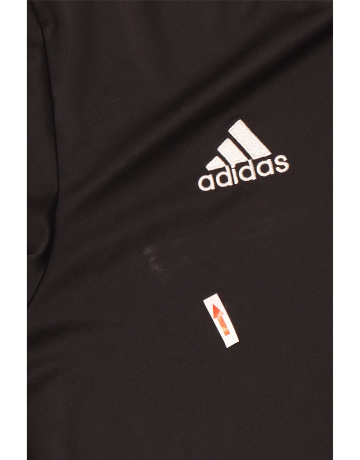 Adidas Herren Climalite T-Shirt Top Large Schwarz Polyester