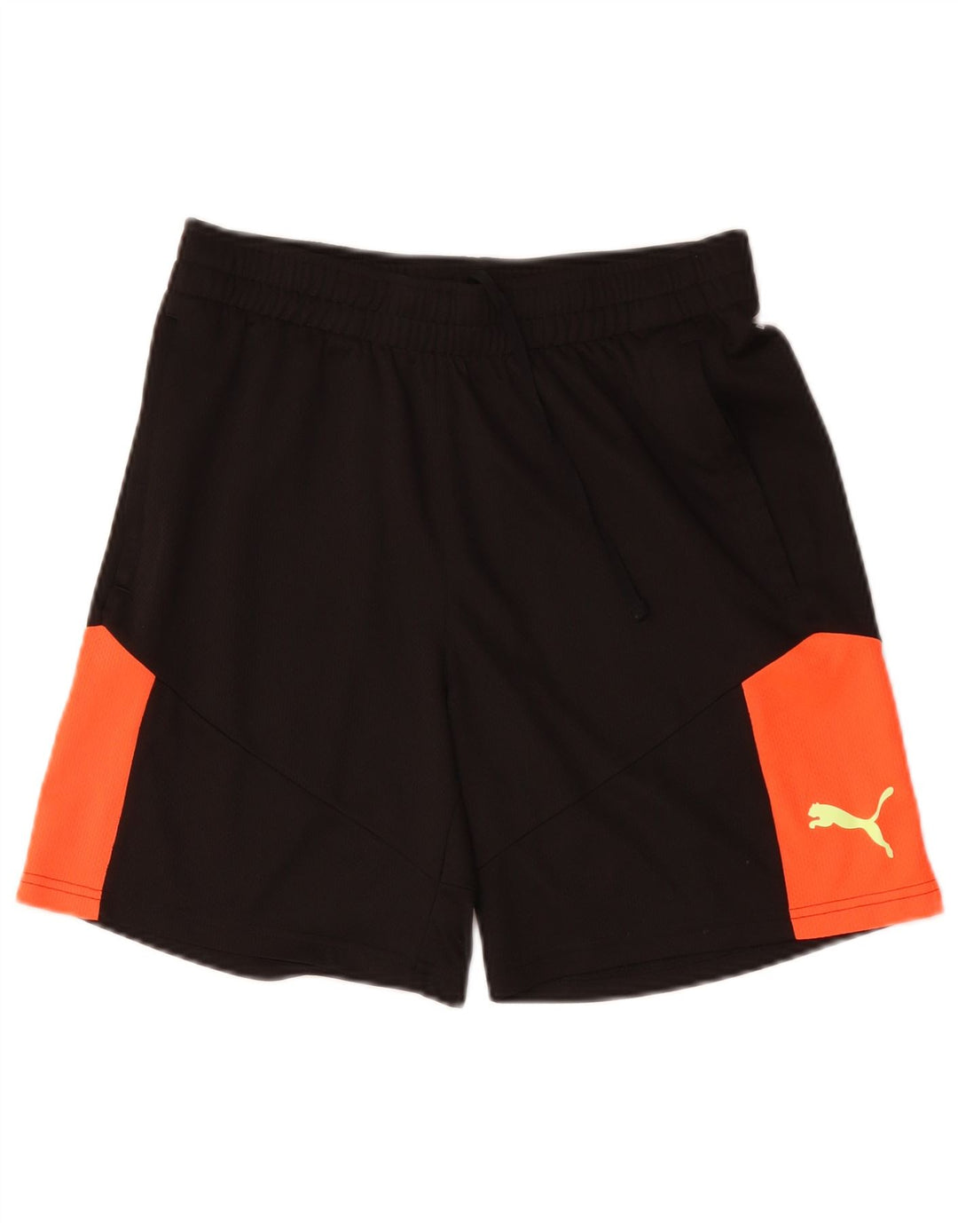 Puma Herren Sportshorts Mittelschwarzes Colourblock-Polyester