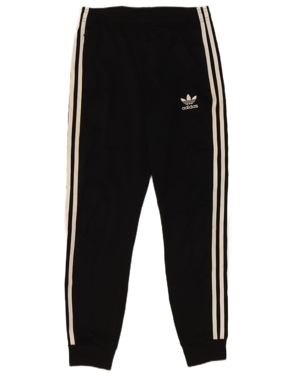 Adidas Jungen-Trainingshose, Jogginghose, 11–12 Jahre, schwarzes Polyester