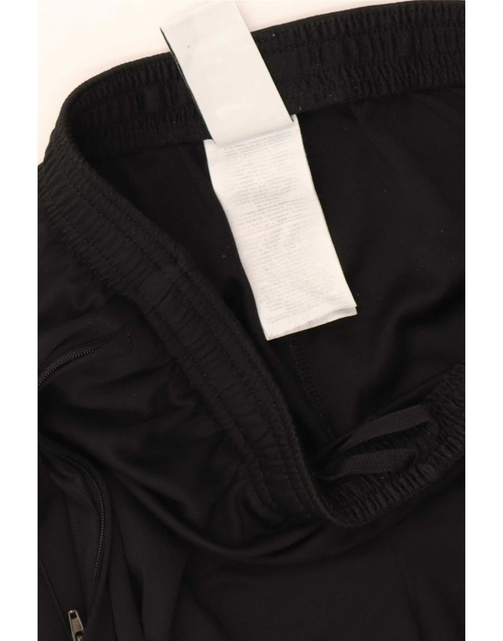 Nike Herren Dri Fit Trainingshose Mittelschwarzes Colourblock-Polyester