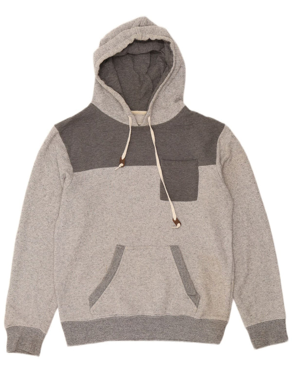 Billabong Herren-Kapuzenpullover, klein, Grau, Colourblock-Baumwolle