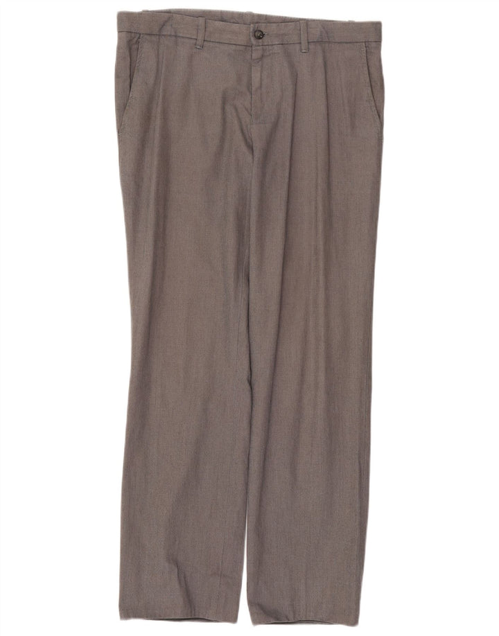 Gant gerade Chino-Hose für Herren, W33, L31, graue Baumwolle