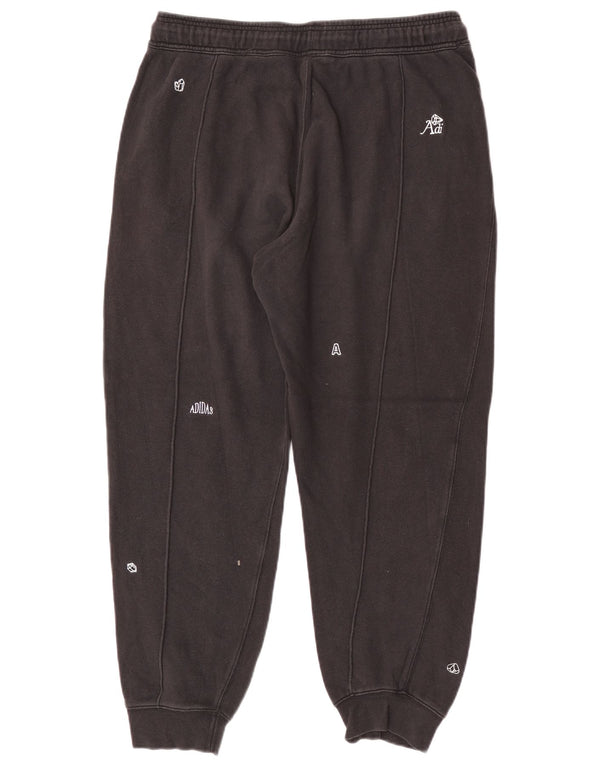 Adidas Damen Three Stripes Trainingshose Jogger UK 16/18 Large Schwarz