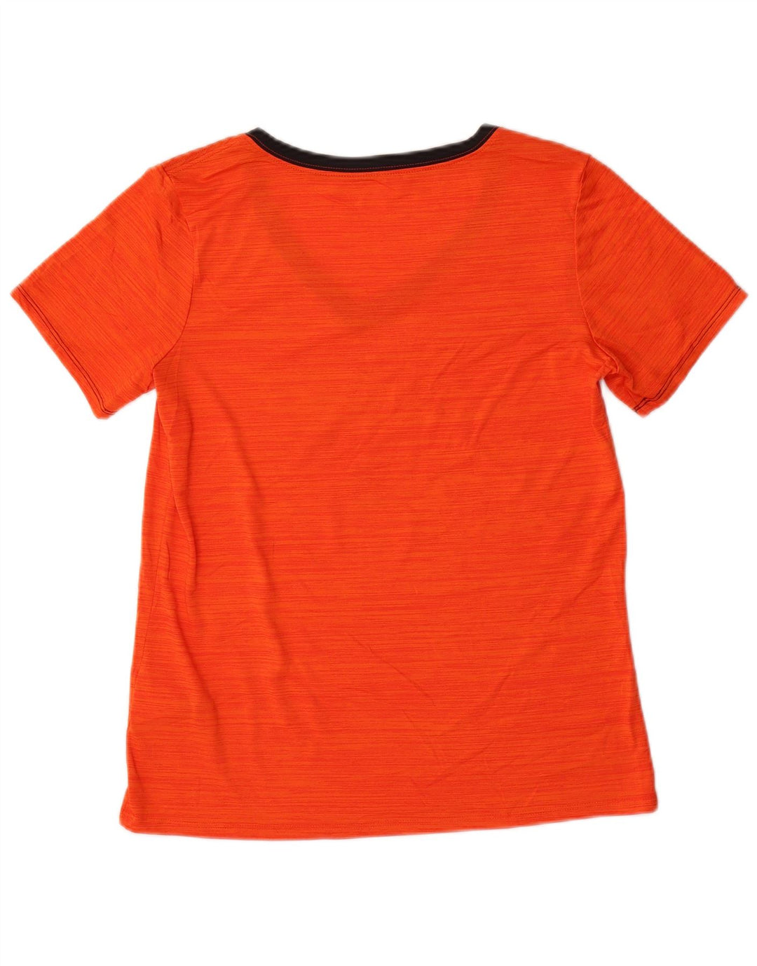 NIKE Damen Tigers Graphic T-Shirt Top UK 10 Small Orange Polyester