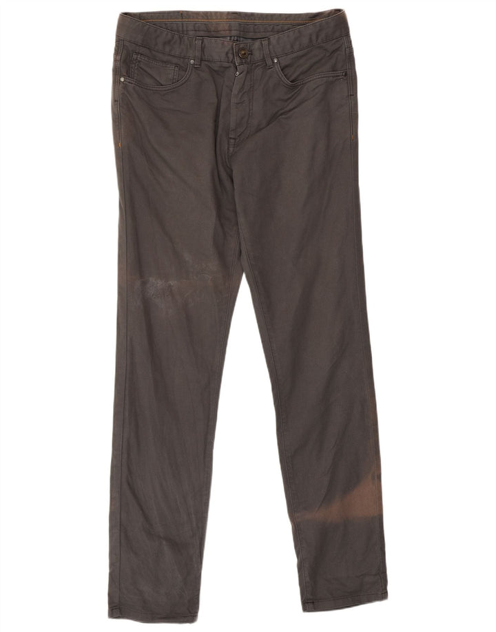 Zara Herren Slim Freizeithose EU 40 Mittel W31 L32 Grau