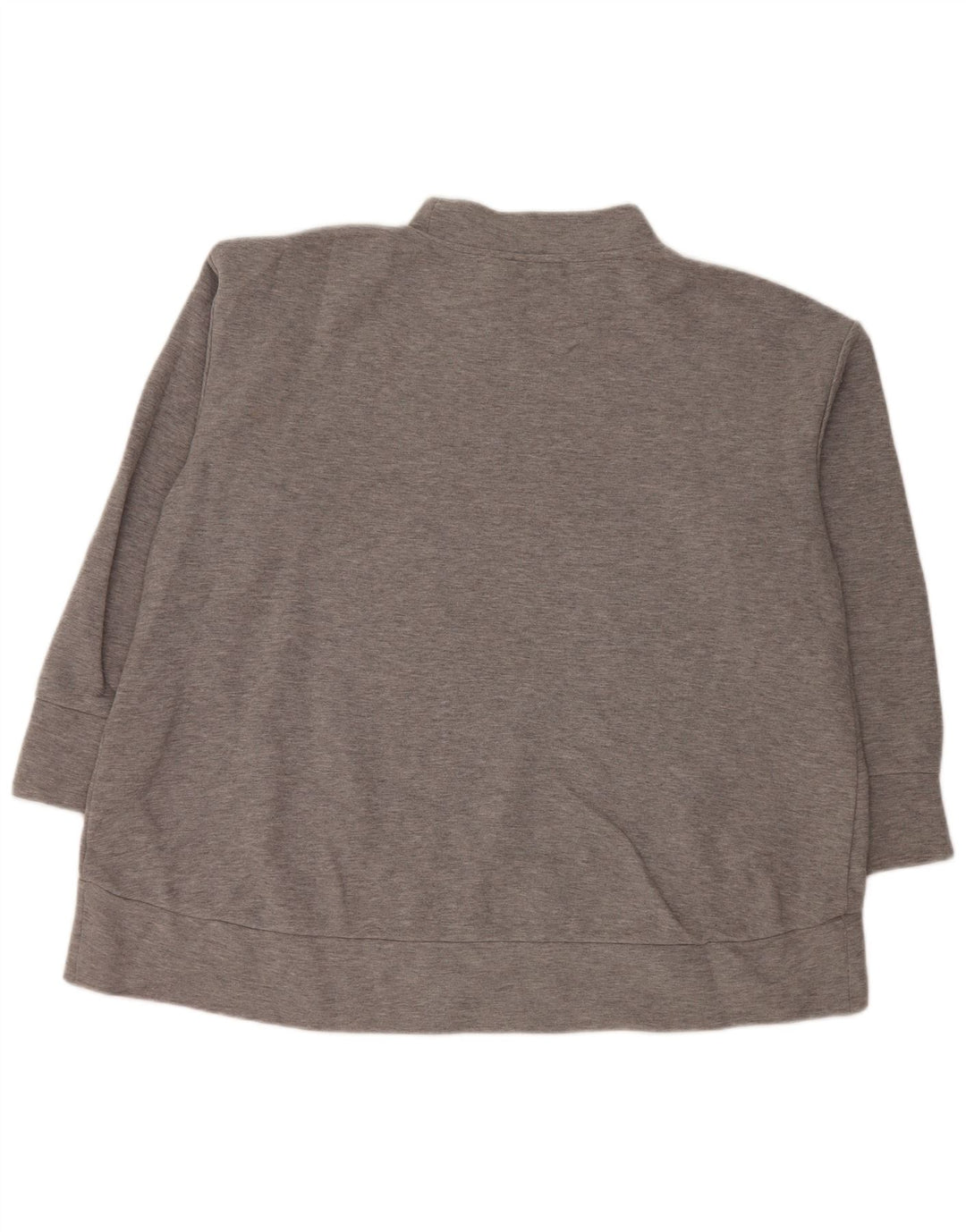 COS Damen-Sweatshirt-Pullover in Übergröße, Gr. 14, Größe L, Grau, Baumwolle