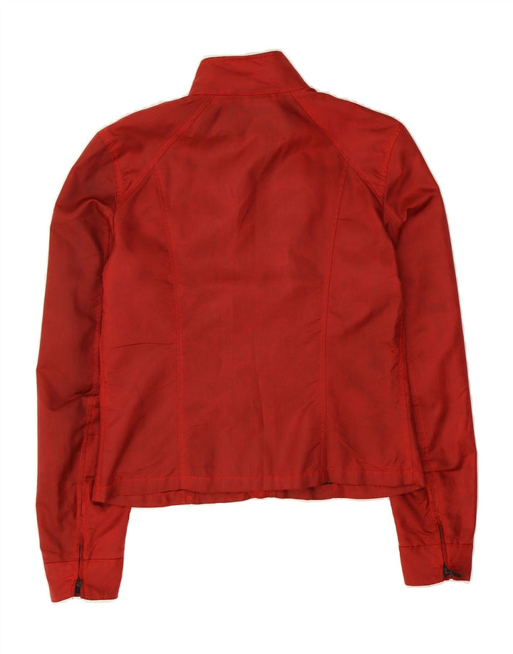 REFRIGIWEAR Womens Crop Rain Jacket IT 44  Medium Red Polyamide Vintage Refrigiwear and Second-Hand Refrigiwear from Messina Hembry 