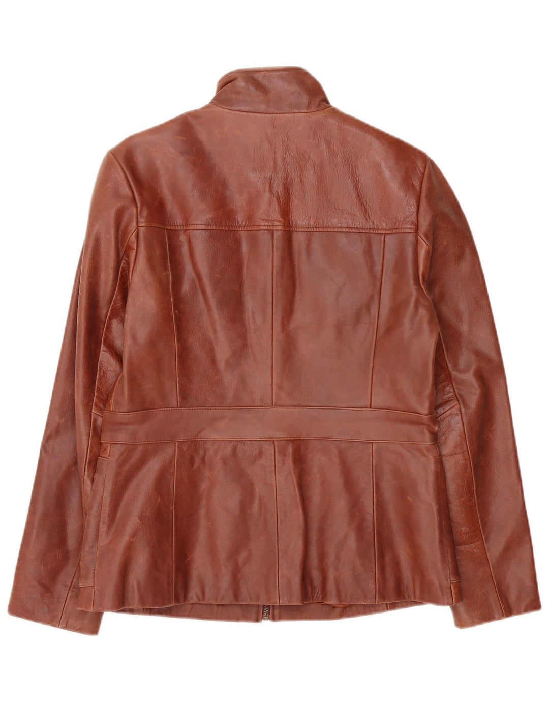 Principles Damen Lederjacke UK 14 Mittelbraun