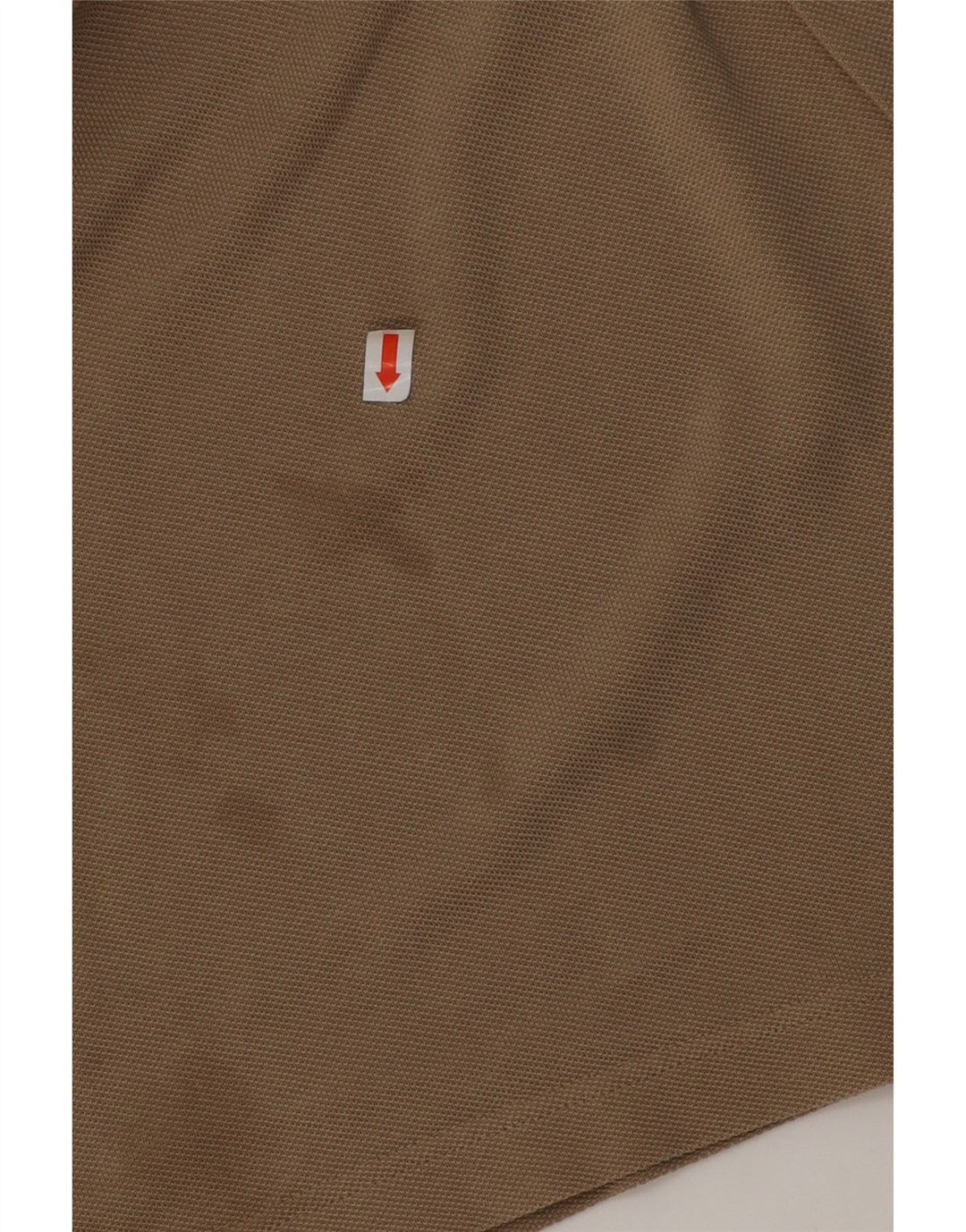 Lacoste Herren-Poloshirt in schmaler Passform, Größe 4, mittelbraune Baumwolle