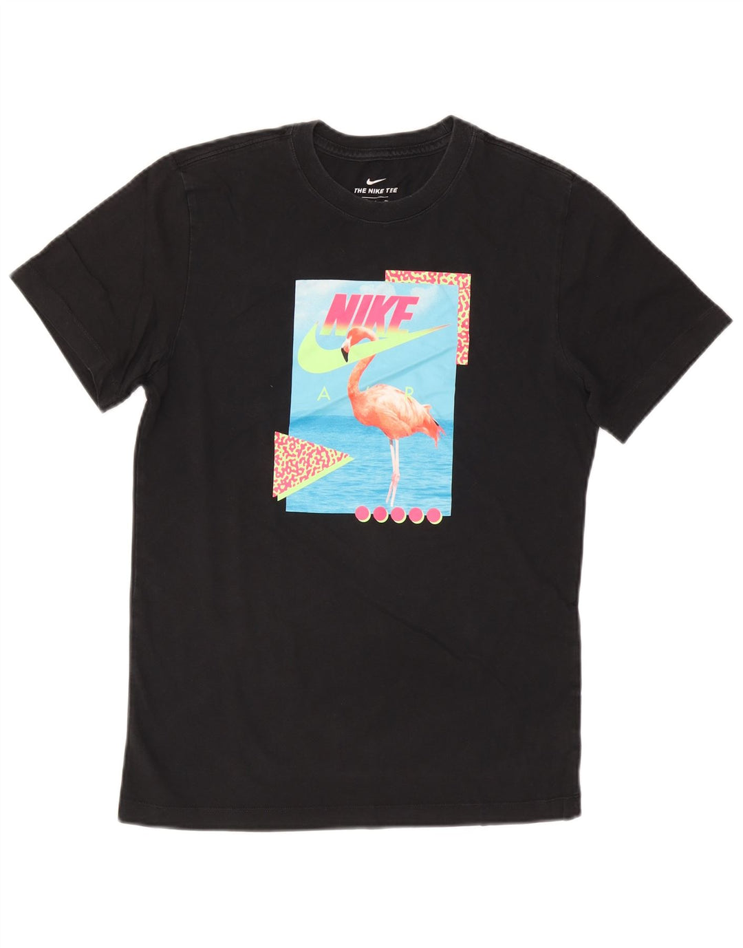 Nike Herren-T-Shirt mit Grafik, Größe S, schwarze Baumwolle