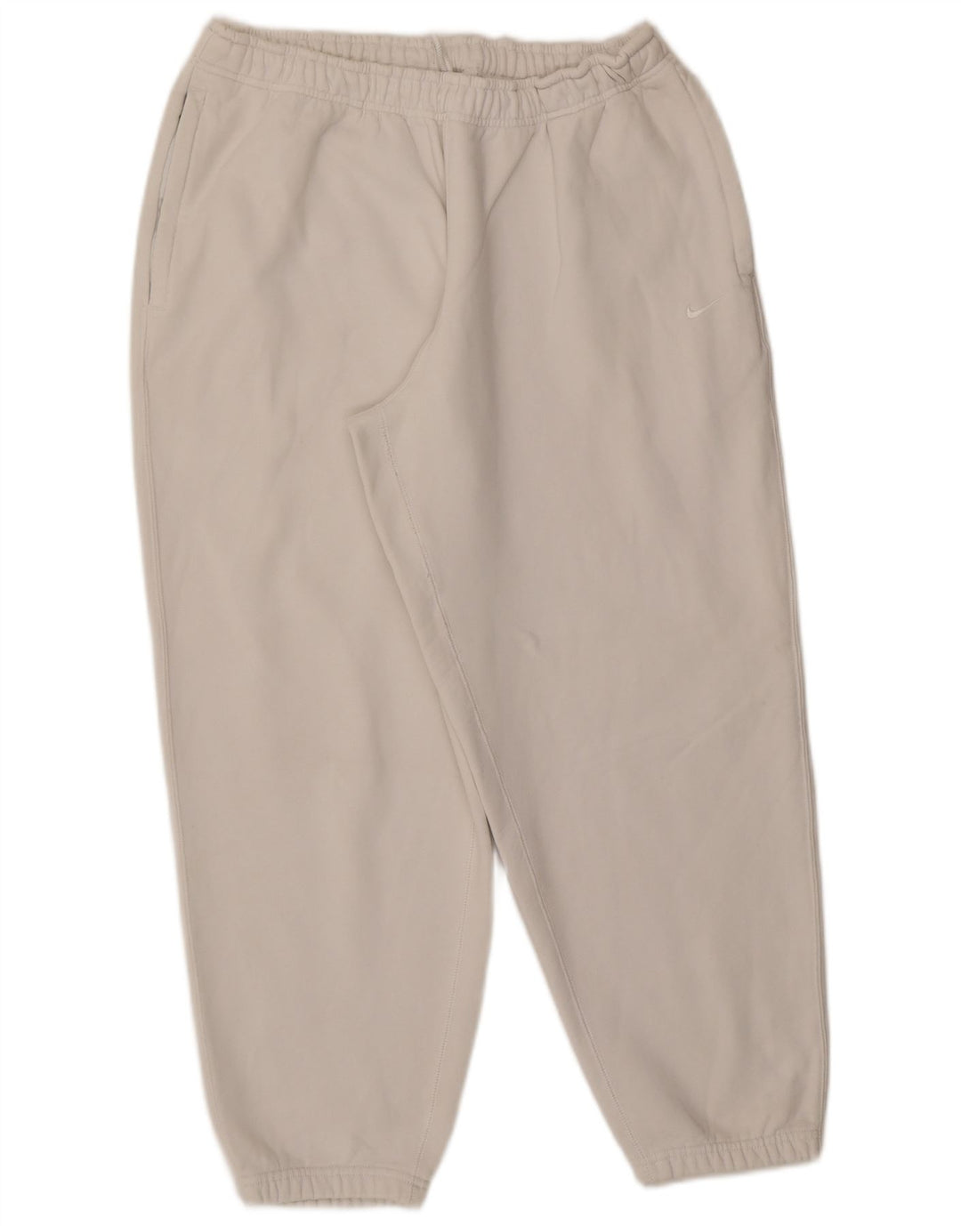 Nike Herren-Trainingshose, Jogginghose, Größe L, aus weißer Baumwolle