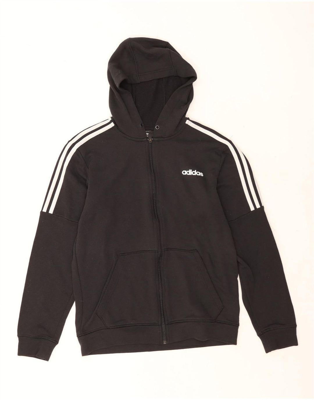 Adidas Herren Climalite Zip Hoodie Pullover Medium Schwarz Polyester