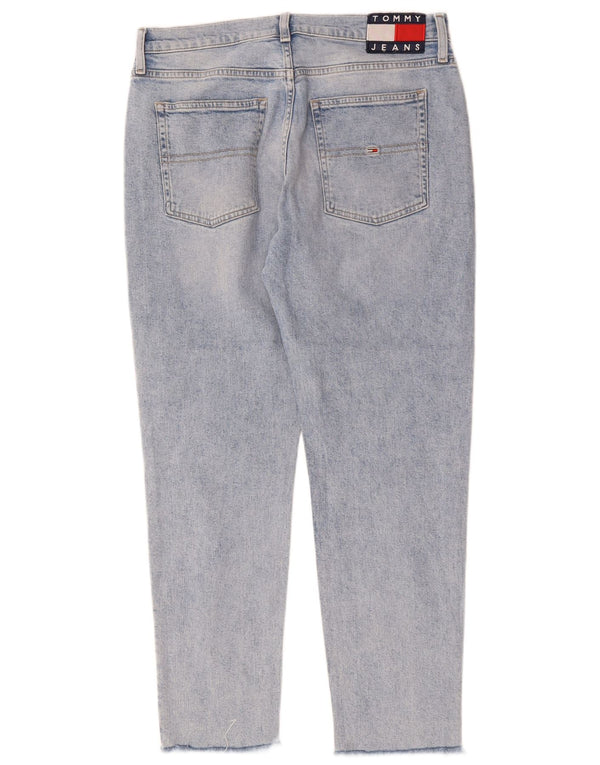 TOMMY HILFIGER Damen High Rise Slim Jeans W31 L28 Blaue Baumwolle