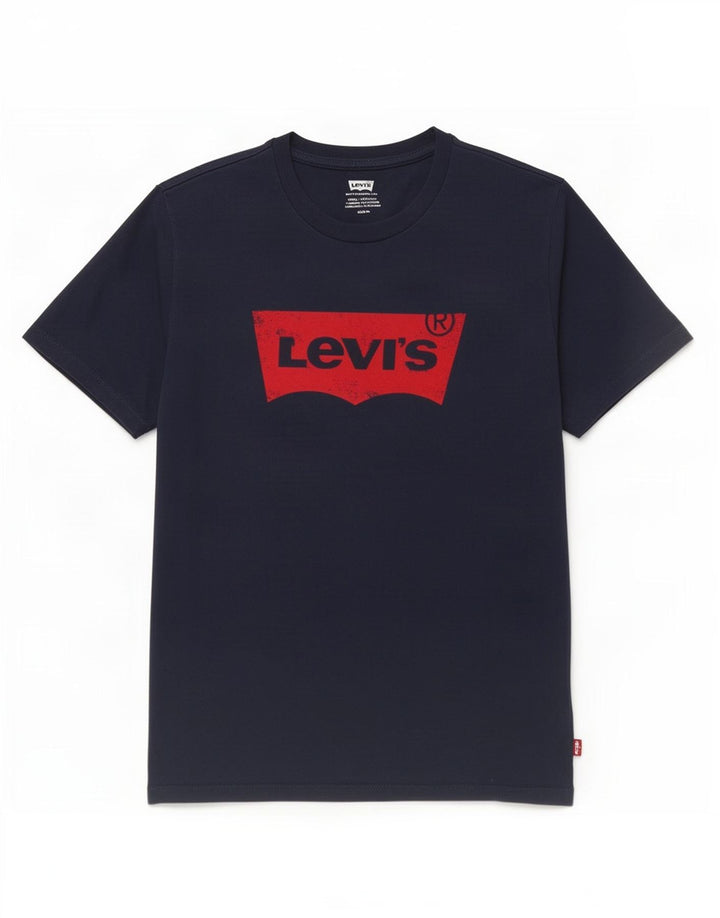 Levi's Herren-T-Shirt mit Grafik, mittelmarineblaue Baumwolle