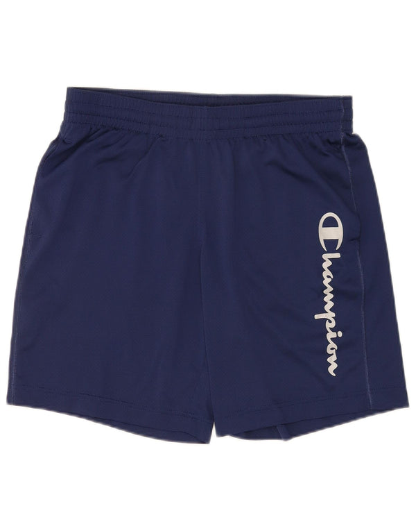 Champion Herren-Sportshorts mit Grafik, mittleres Marineblau, Polyester