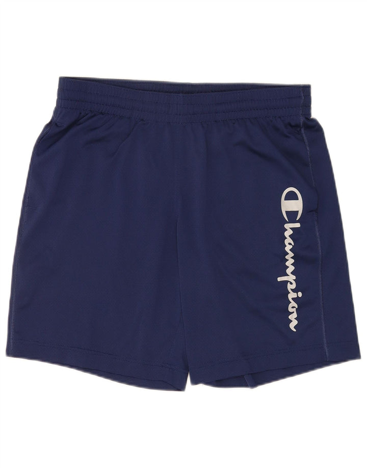 Champion Herren-Sportshorts mit Grafik, mittleres Marineblau, Polyester