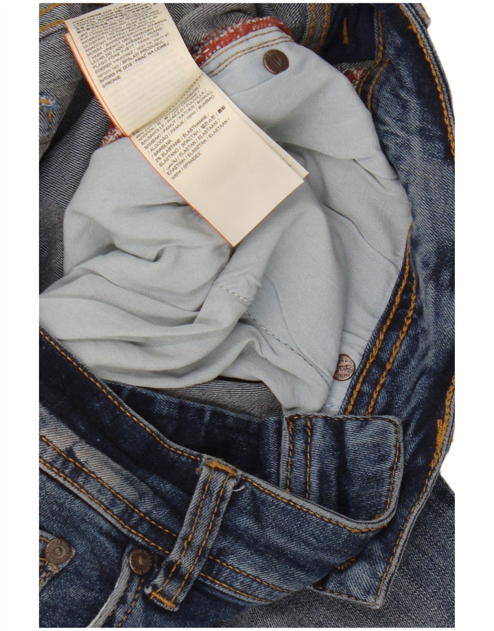 Superdry Damen Skinny Jeans W32 L32 Blaue Baumwolle
