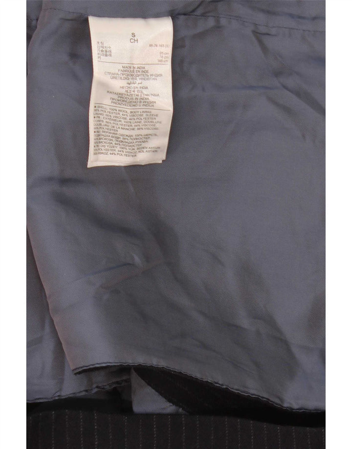 Gap Herren-Blazer mit 2 Knöpfen, Gr. 36, klein, marineblau, gestreift, Wolle