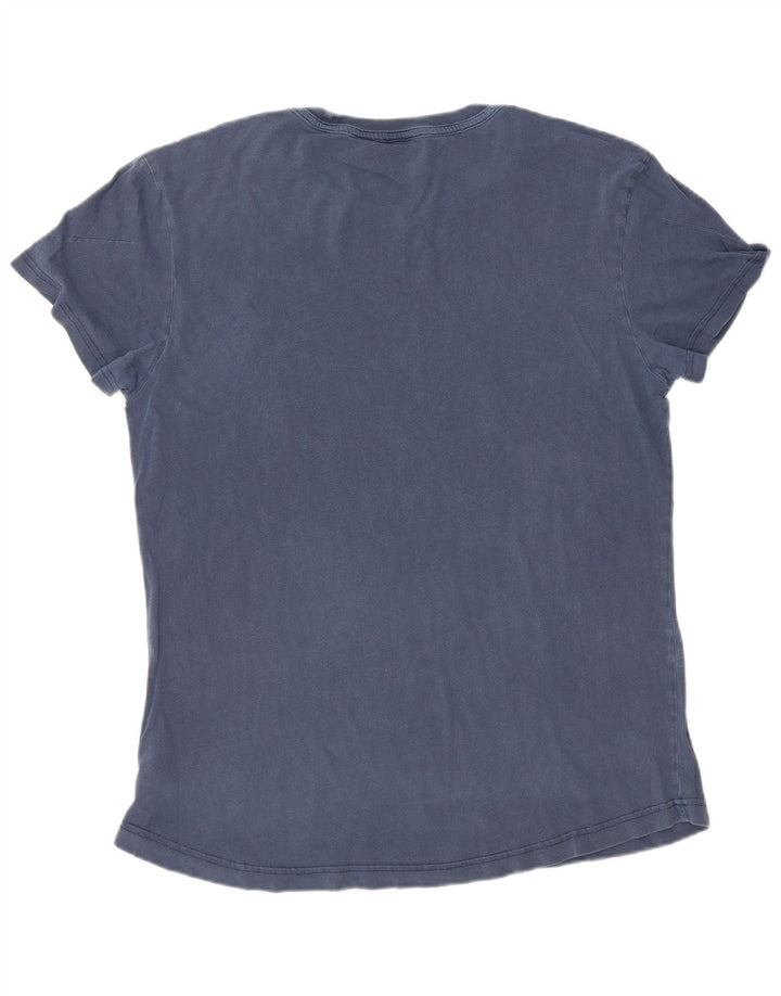 G-Star Herren T-Shirt Top Mittelblaue Baumwolle