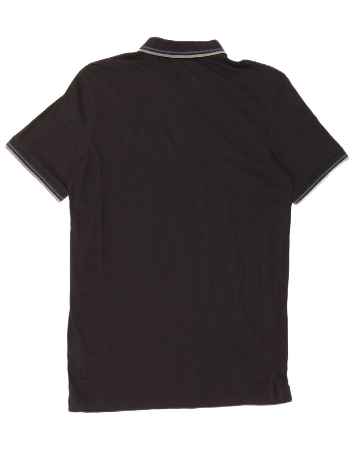 JACK & JONES Herren-Poloshirt, groß, schwarze Baumwolle