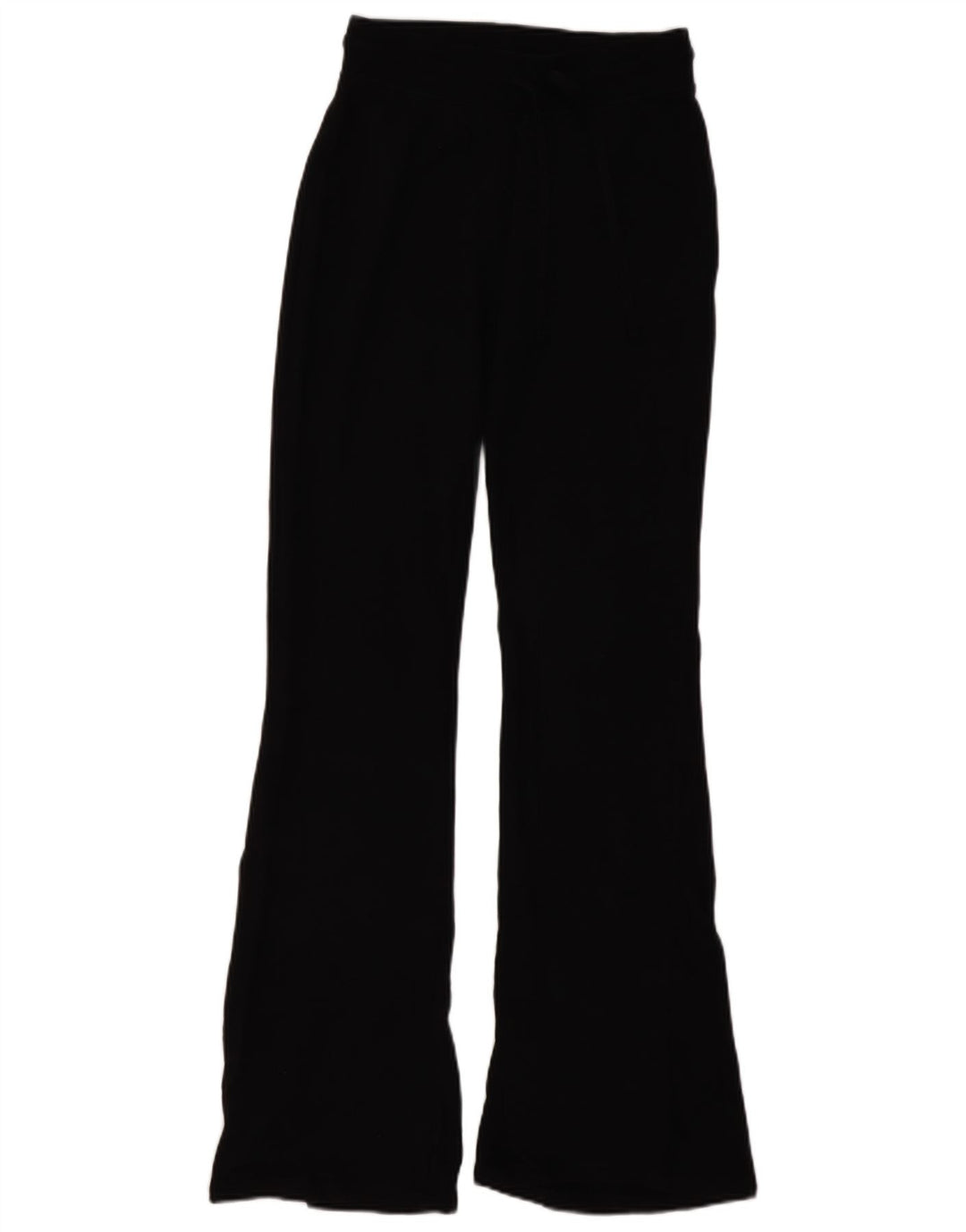 Zara Damen Flare-Trainingshose UK 12 Medium Schwarz