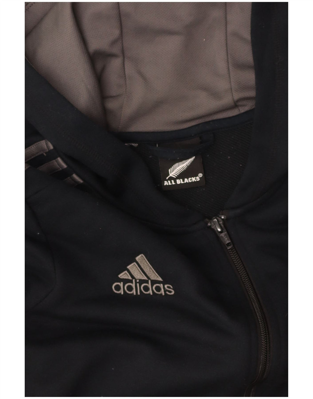 ADIDAS Mens Climalite Zip Hoodie Sweater Medium Black