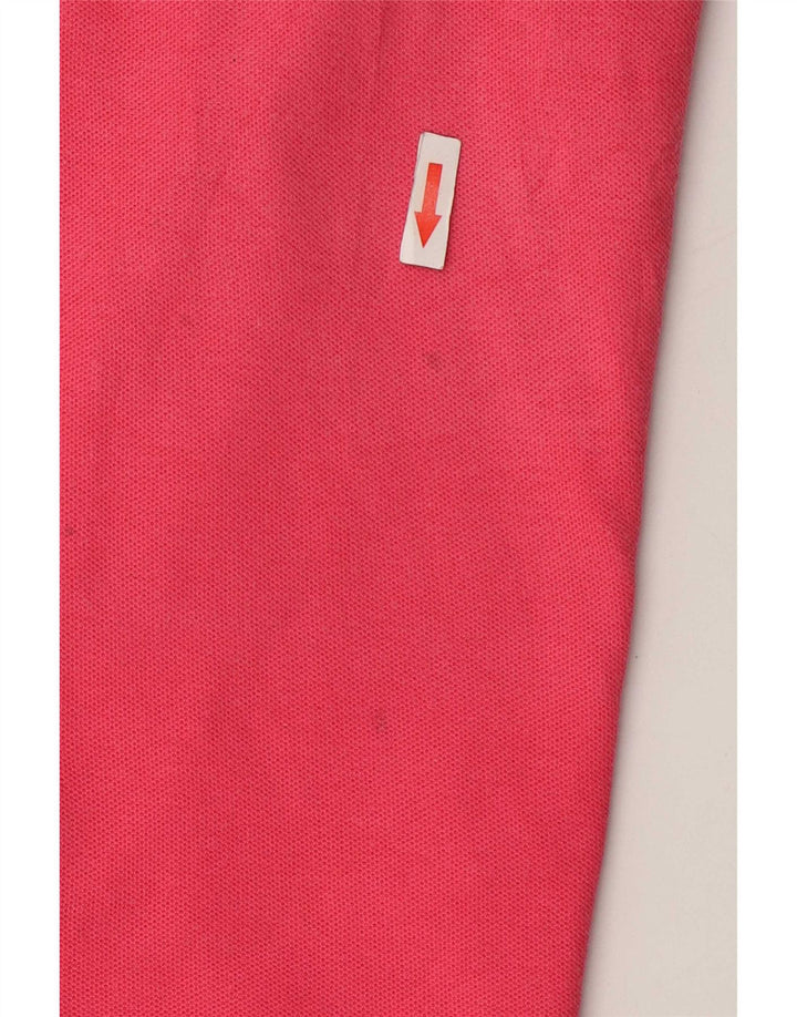 Fila Herren-Poloshirt, groß, rosa, Baumwolle