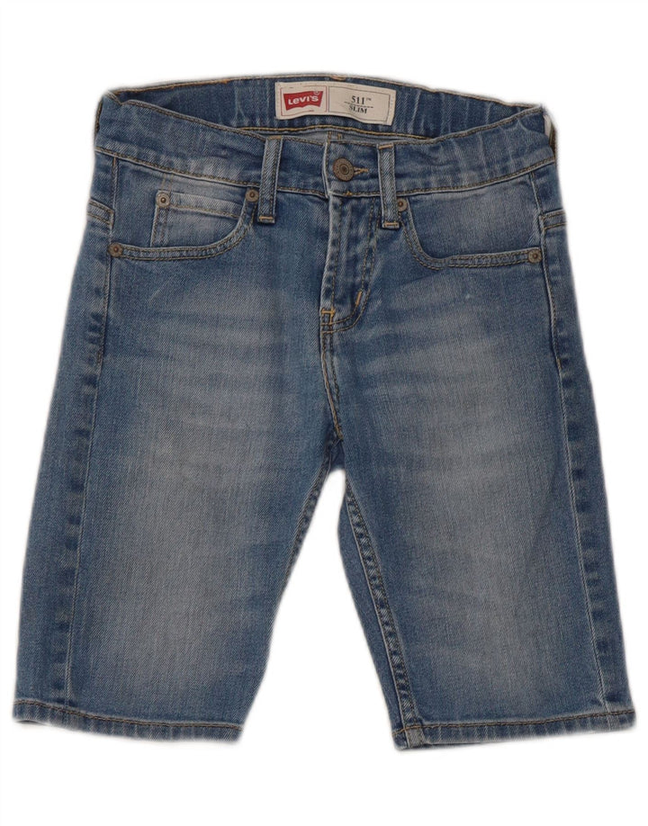 Levi's 511 Slim Denim-Shorts für Jungen, 9–10 Jahre, W24, blaue Baumwolle