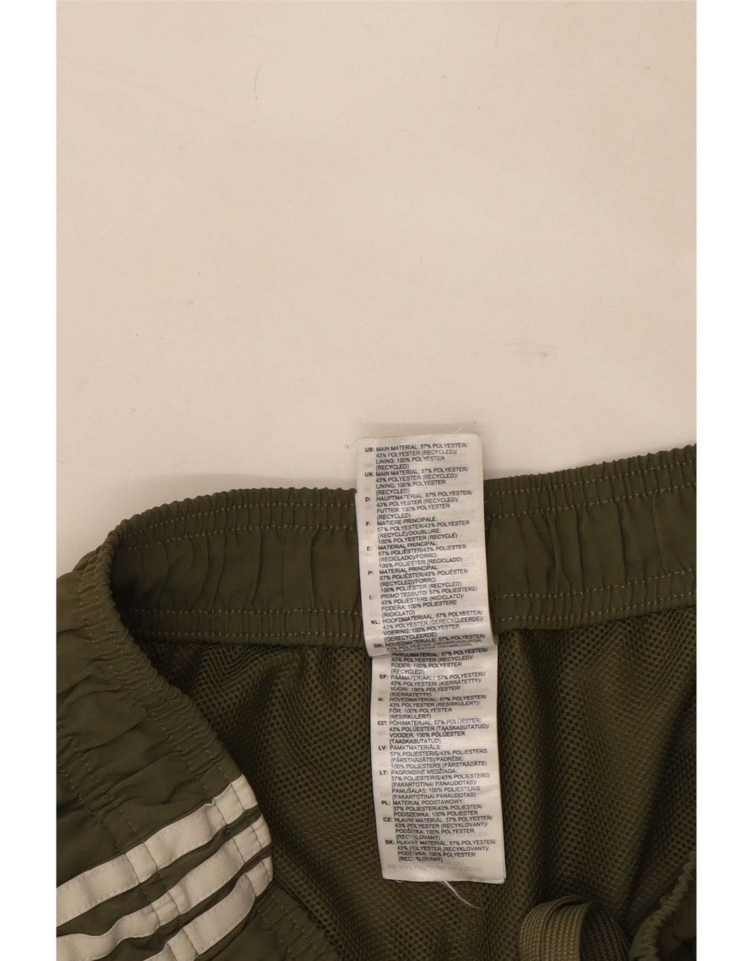 Adidas Herren Sportshorts, groß, Khaki, Polyester