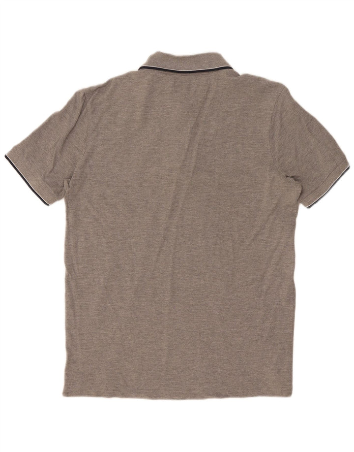 Kappa Herren-Poloshirt, groß, grau meliert