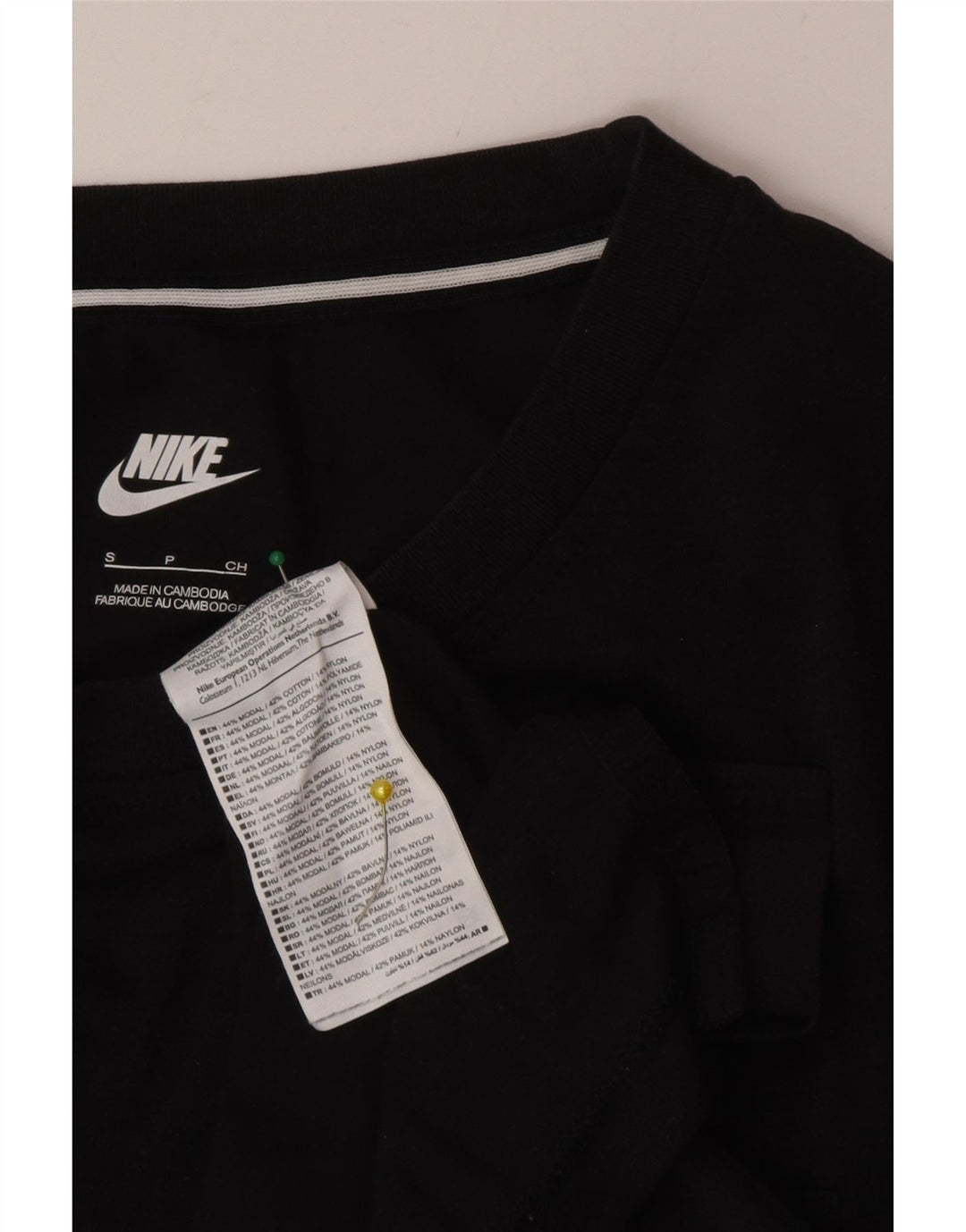 Nike Herren T-Shirt Top Small Schwarz Modal