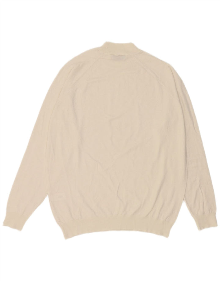 Rollkragenpullover für Herren von Zara, mittelweiße Viskose
