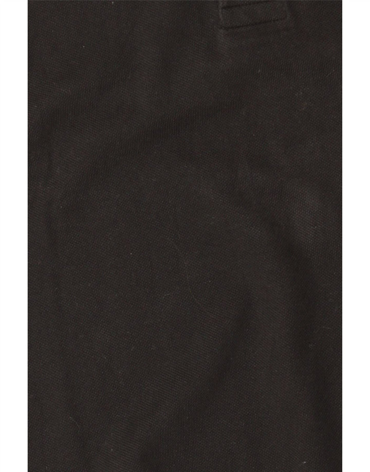 Diadora Herren-Poloshirt, kleine schwarze Baumwolle