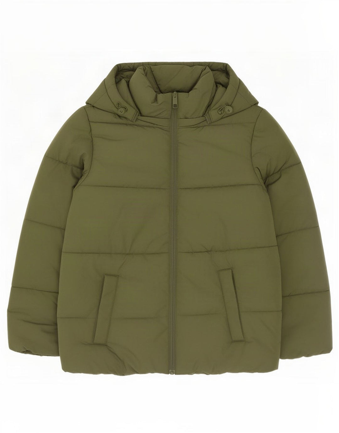 Marks & Spencer Damen-Kapuzen-Übergröße, wattierte Jacke, Gr. 10, Grün