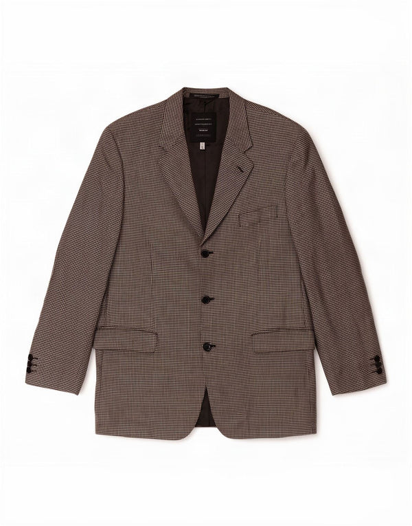 Marks & Spencer Herren St. Michael Blazer Jacke UK 42 Large Grau kariert