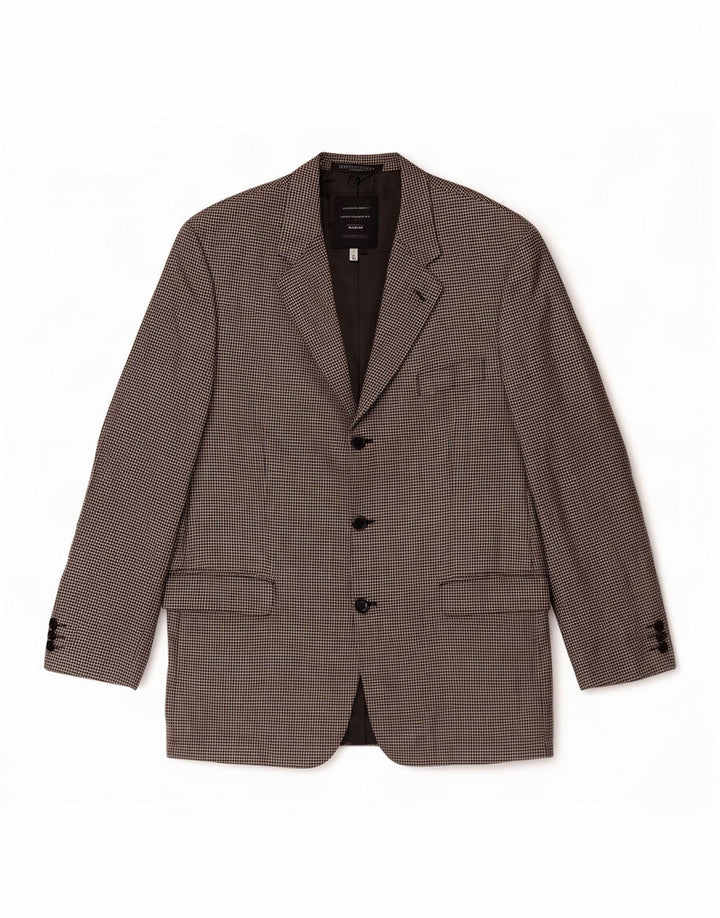 Marks & Spencer Herren St. Michael Blazer Jacke UK 42 Large Grau kariert