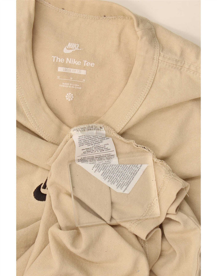 Nike Herren-T-Shirt mit lockerer Passform, mittelbeige Baumwolle