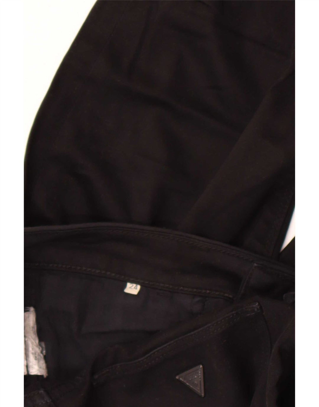Guess Damen Super Low Skinny Jeans W24 L27 Schwarz