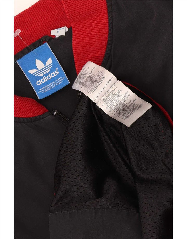Adidas Herren-Trainingsanzug-Top-Jacke, kleines graues Colourblock-Polyester