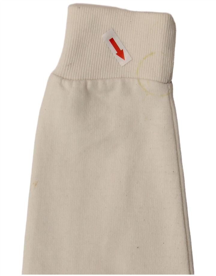 Avirex Damen Grafik-Sweatshirt-Pullover UK 14 Mittelweiße Baumwolle