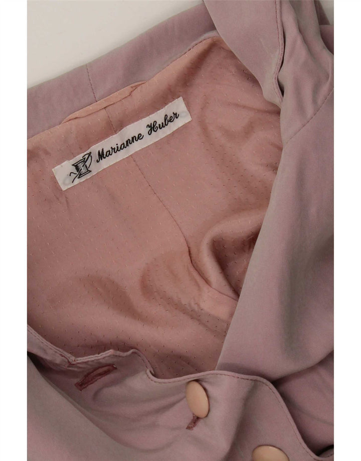 Vintage Damen Kapuzenjacke UK 14 Medium Lila