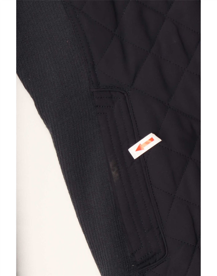 Zara Damen Steppjacke UK 10 Small Marineblau
