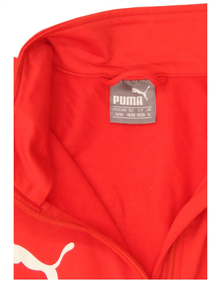 Puma Herren AC Milan Grafik-Trainingsanzugoberteil, Mittelrot